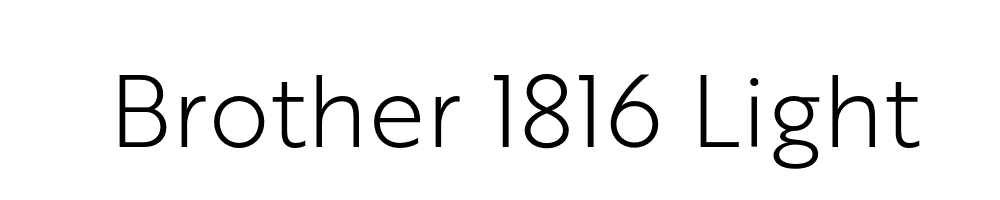 Brother 1816 Light