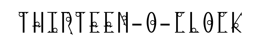 Thirteen-O-Clock