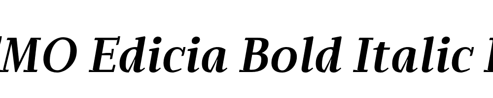 FSP DEMO Edicia Bold Italic Regular