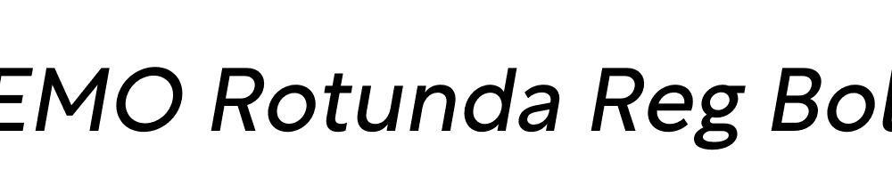 FSP DEMO Rotunda Reg Bold Italic