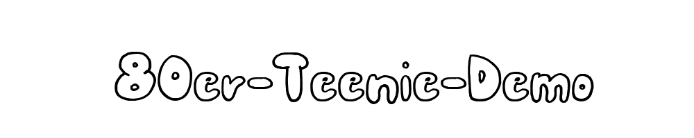 80er-Teenie-Demo