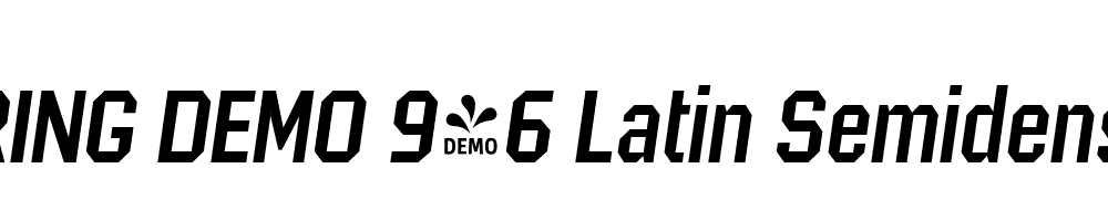  DEMO 946 Latin Semidense 3 Italic