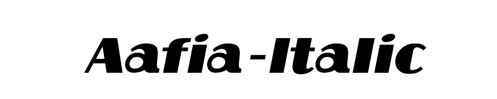 Aafia-Italic