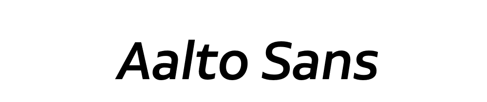 Aalto Sans