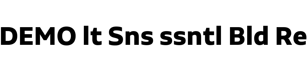 FSP DEMO lt Sns ssntl Bld Regular