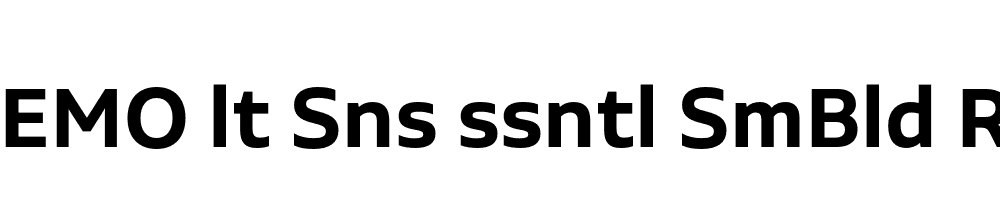 FSP DEMO lt Sns ssntl SmBld Regular