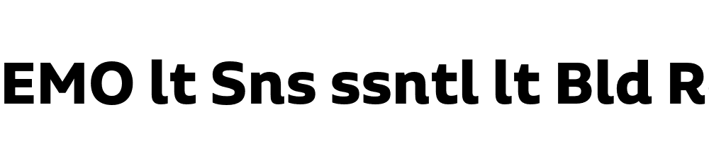 FSP DEMO lt Sns ssntl lt Bld Regular