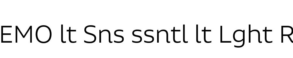 FSP DEMO lt Sns ssntl lt Lght Regular