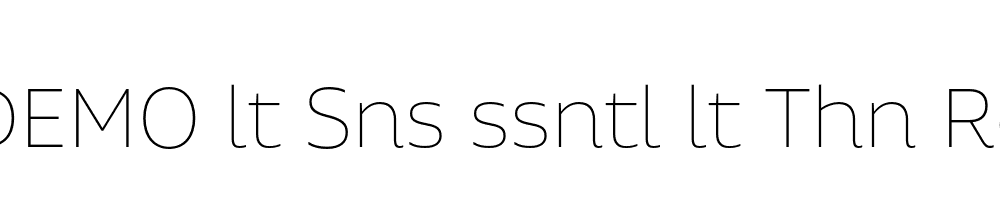 FSP DEMO lt Sns ssntl lt Thn Regular