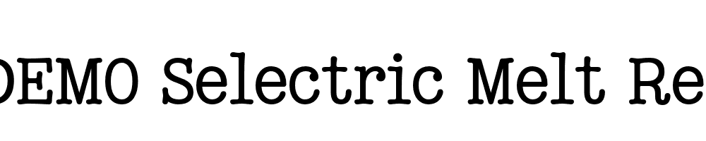 FSP DEMO Selectric Melt Regular