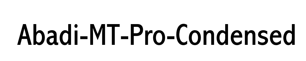 Abadi-MT-Pro-Condensed