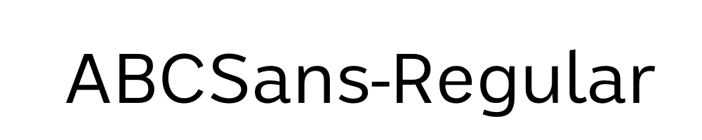 ABCSans-Regular