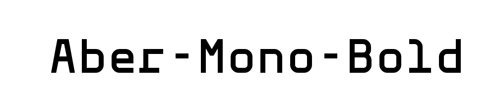 Aber-Mono-Bold