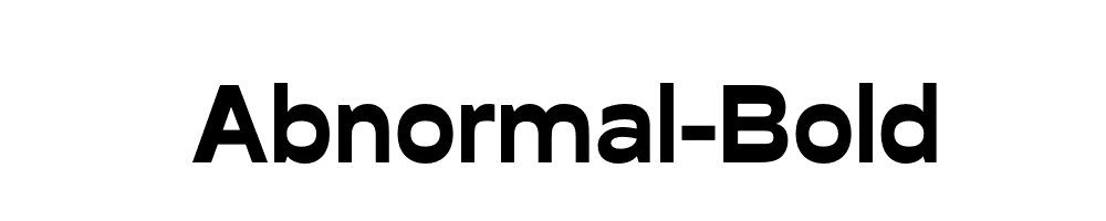 Abnormal-Bold