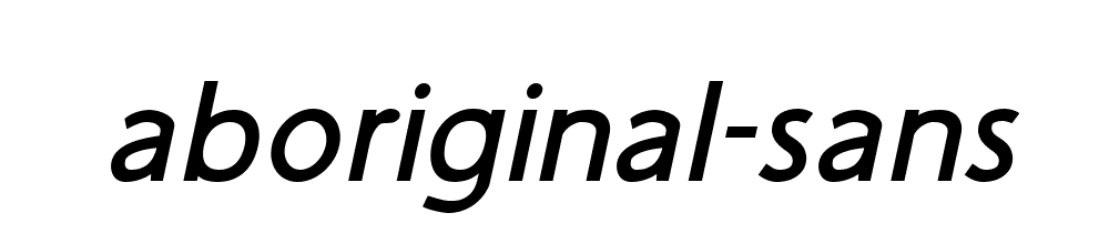 Aboriginal Sans