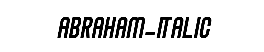 Abraham-Italic