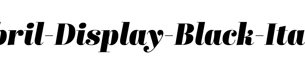 Abril-Display-Black-Italic