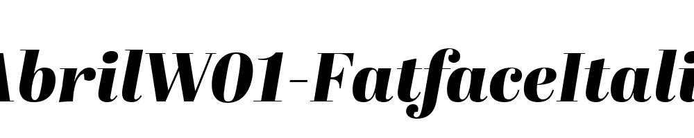 AbrilW01-FatfaceItalic