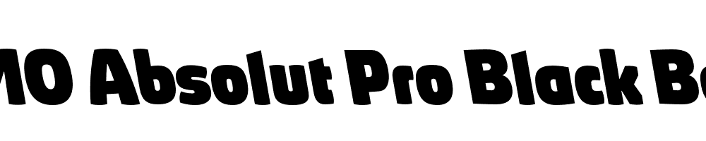 FSP DEMO Absolut Pro Black Bold Italic