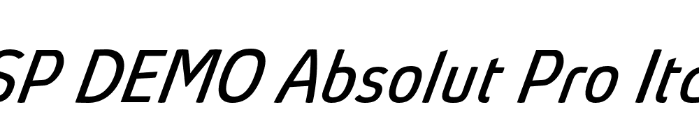 FSP DEMO Absolut Pro Italic