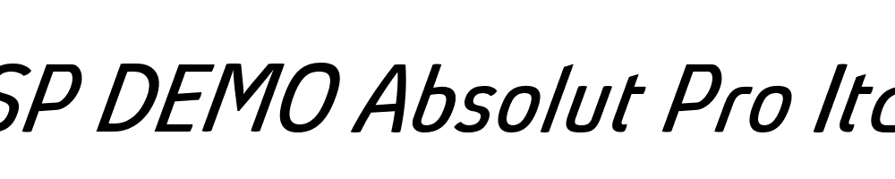 FSP DEMO Absolut Pro Italic