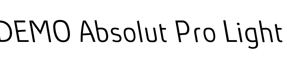 FSP DEMO Absolut Pro Light Italic