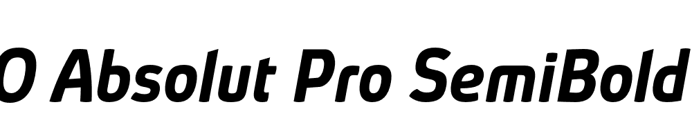 FSP DEMO Absolut Pro SemiBold Bold Italic