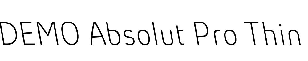 FSP DEMO Absolut Pro Thin Italic