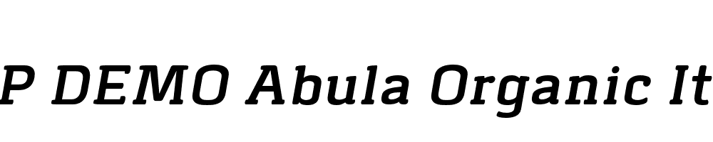 FSP DEMO Abula Organic Italic