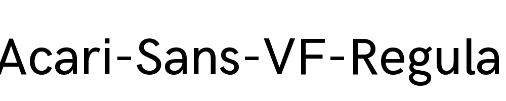 Acari-Sans-VF-Regular