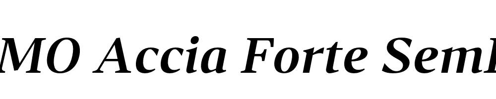 FSP DEMO Accia Forte SemBd Italic