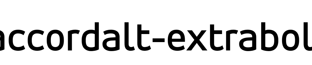 Accordalt Extrabold