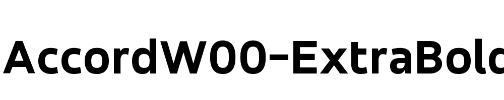 AccordW00-ExtraBold