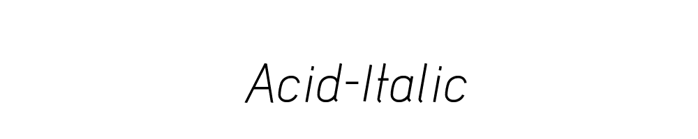 Acid-Italic