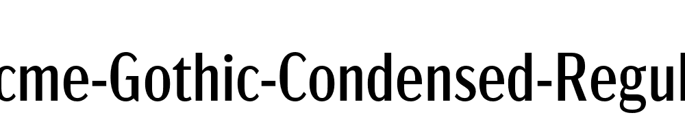 Acme-Gothic-Condensed-Regular