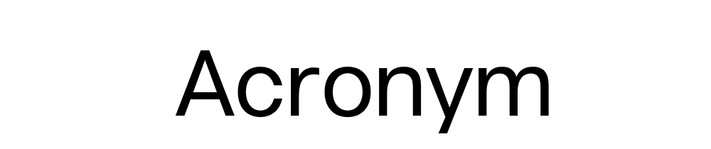 Acronym