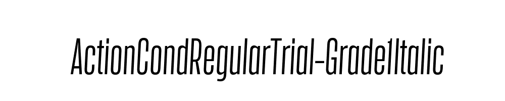 ActionCondRegularTrial-Grade1Italic