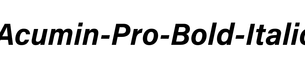 Acumin-Pro-Bold-Italic