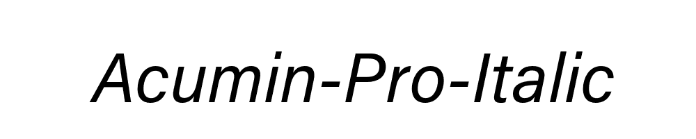 Acumin-Pro-Italic