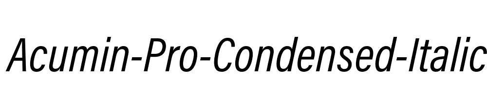 Acumin-Pro-Condensed-Italic