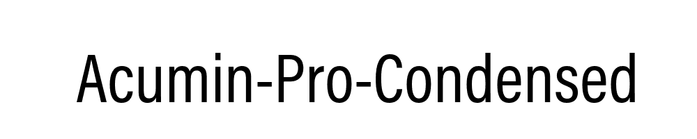 Acumin-Pro-Condensed