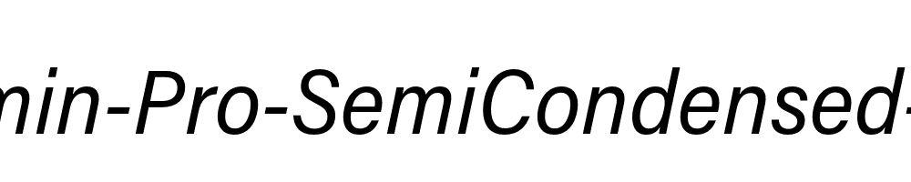 Acumin-Pro-SemiCondensed-Italic