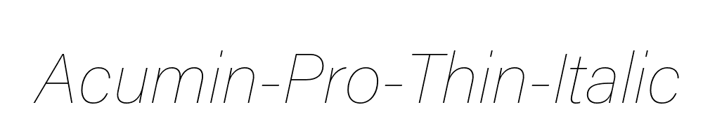 Acumin-Pro-Thin-Italic