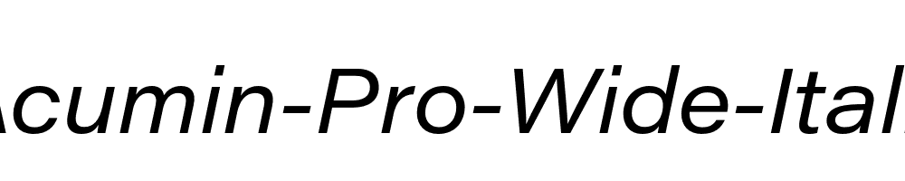 Acumin-Pro-Wide-Italic