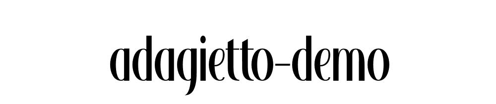 Adagietto Demo