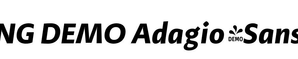  DEMO Adagio_Sans Bold Italic