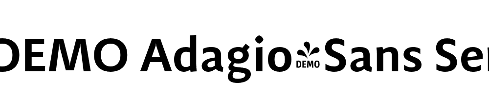  DEMO Adagio_Sans SemiBold Regular