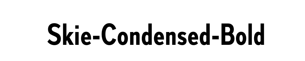 Skie-Condensed-Bold