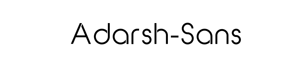 Adarsh-Sans