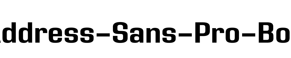 Address-Sans-Pro-Bold